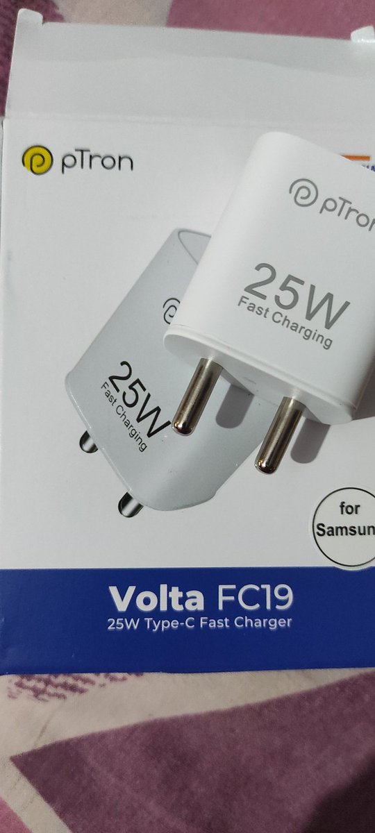 ashuayush0's tweet photo. Good Fast charger for samsung. @pTronIndia https://t.co/GzMwUvQOEe