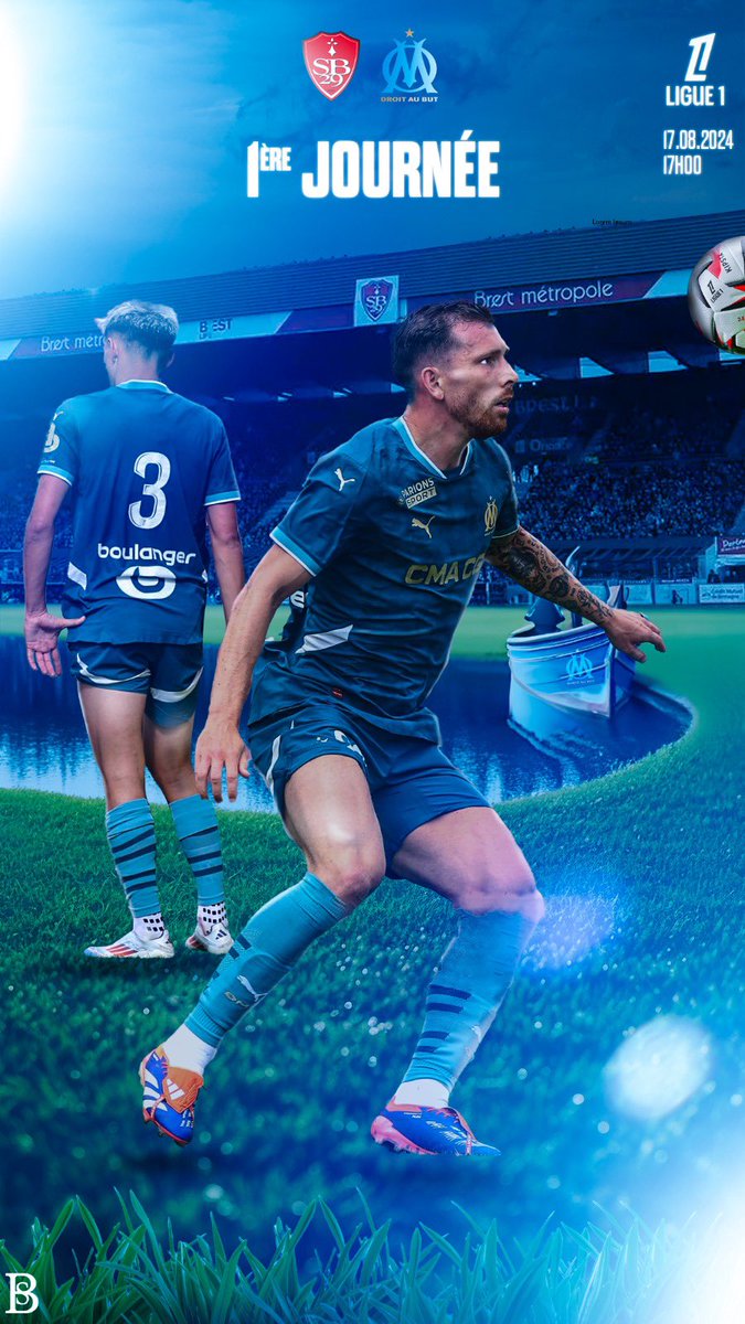 Voici mon visuel pour <a href="/OM_Officiel/">Olympique de Marseille</a> 
Première journée de <a href="/Ligue1/">Ligue 1 McDonald's</a> 🔥