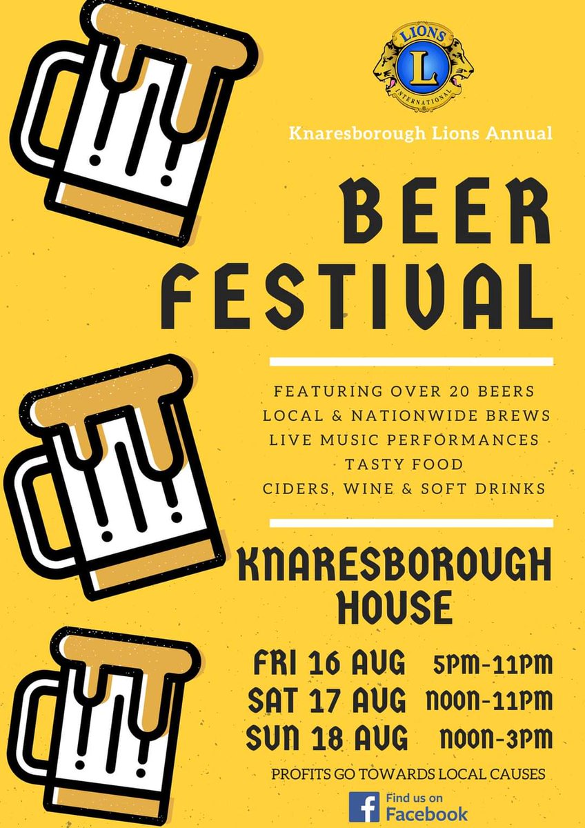 Join us for our concert at 1pm tomorrow at #Knaresborough House party of the #feva festival and raising funds for Knaresborough #Lions #brassband #community