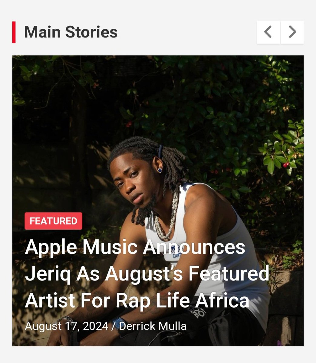 #FeaturedArticle: Apple Music Announces Jeriq As August’s Featured Artist For Rap Life Africa

epicpulse.co.ke/apple-music-an…