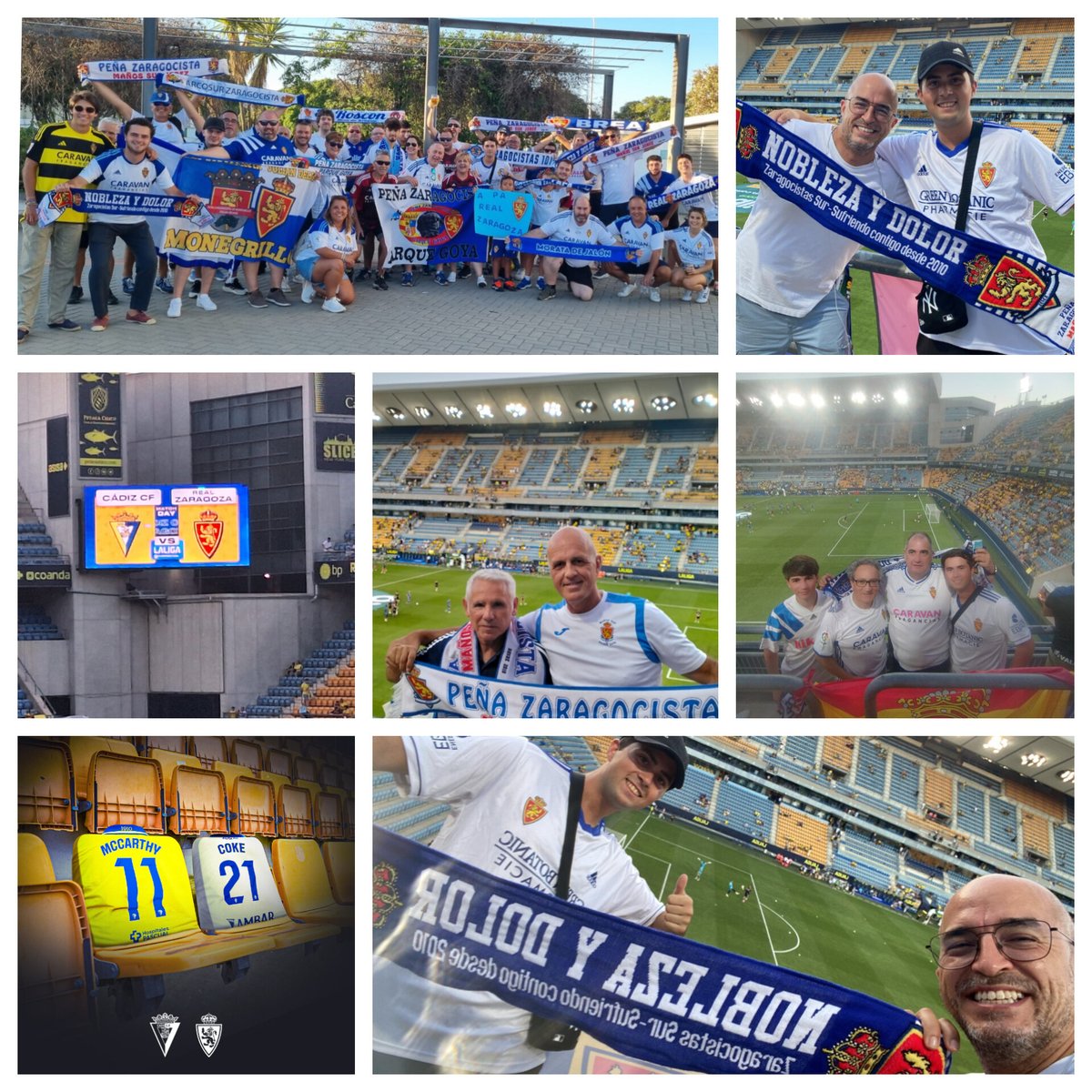 zaragocistassur's tweet photo. Mil gracias @RealZaragoza. Nos habéis hecho muy felices. Esperamos que @zaragocistassur hayan estado a la altura de este impresionante comienzo de liga. Y mil gracias a todos los que nos acompañaron. #noblezaydolor #mañossur https://t.co/ygCw9T4Obn