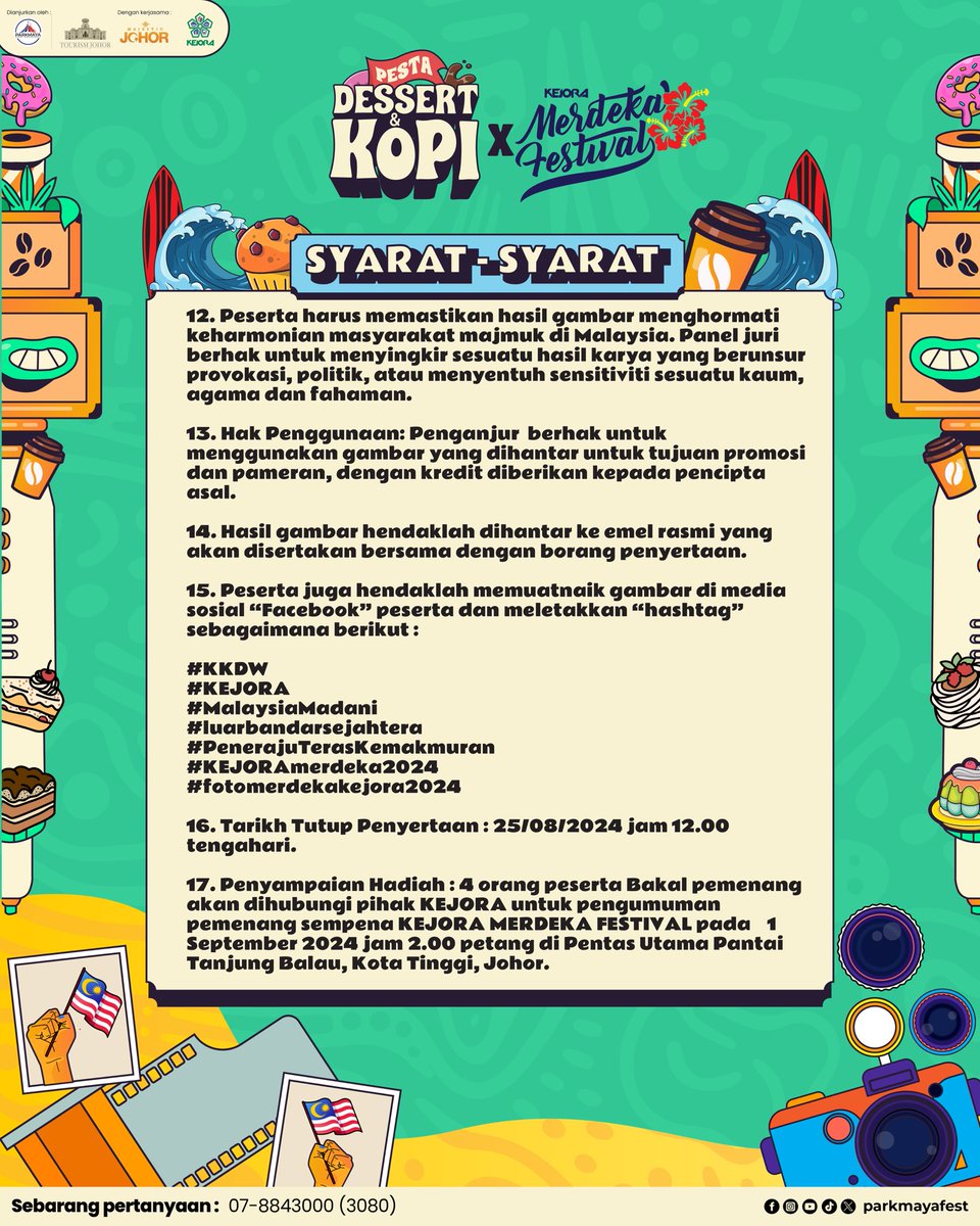 parkmaya_fest's tweet photo. Ada member power photography tak? Mention diorang jap kat sini 😍😍 mana tahu rezeki diorang untuk menang pertandingan fotografi ni 🥳 https://t.co/XPiH7fcdBw