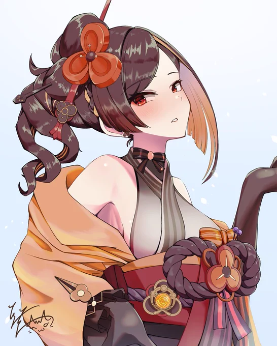 千織さんお誕生日おめでとう#原神#千織生誕祭2024 
