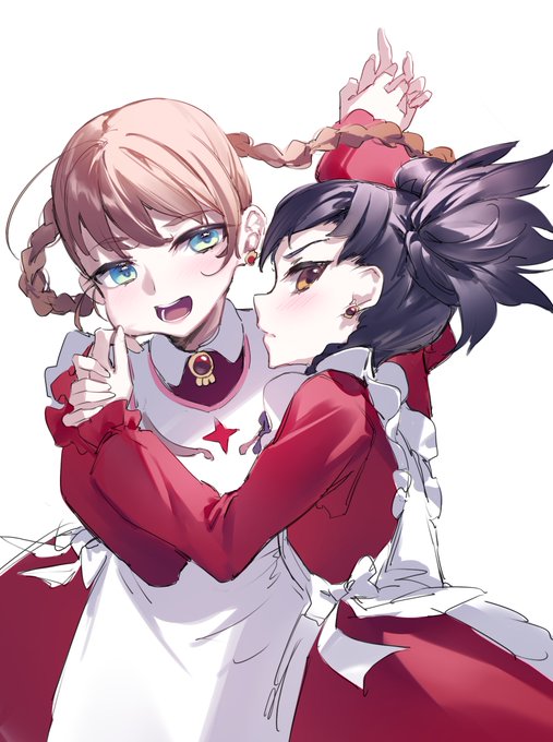 アリカ&amp;ニナ❤️
#舞乙HiME 