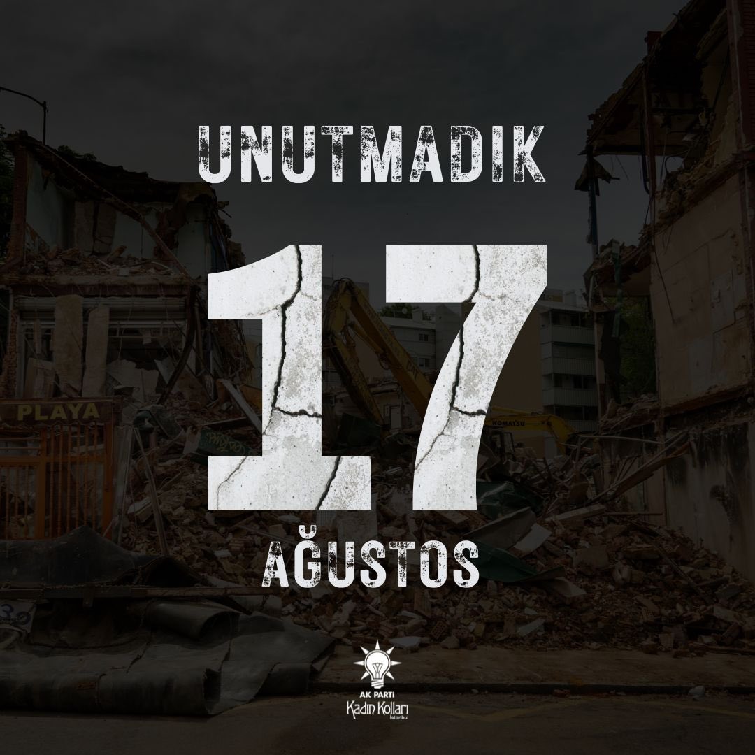 En uzun 45 saniye...

#17Ağustos1999'da yaşadığımız, merkez üssü Gölcük (Kocaeli) olan ve Ankara'dan İzmir'e kadar geniş bir bölgede hissedilen depremin 25. yılında; hayatını kaybeden vatandaşlarımızı rahmetle yâd ediyor, Allah’tan tüm yakınlarına sabır temenni ediyoruz.