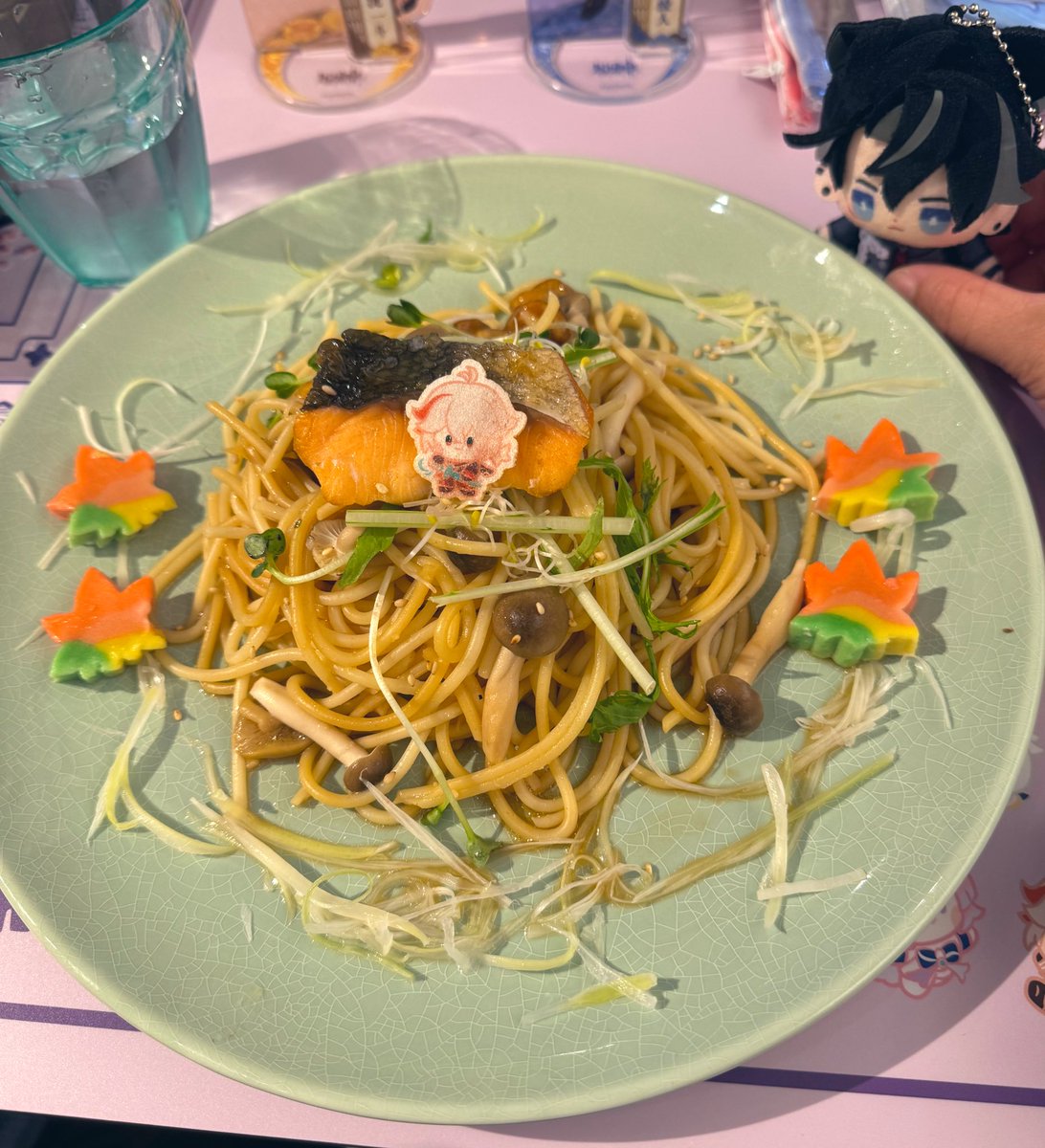 「げんしんくんコラボカフェin稲妻、行ってきました……美味しかったし楽しかったわい」|星野 朋のイラスト