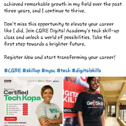 tyemartins's tweet photo. It is fulfilling to get students’ testimonials such as this, knowing that we @cqre are making a positive impact in the lives of youth and teens within our community gives me ultimate satisfaction and motivation to continue our mission. https://t.co/3CyfmHNwwm