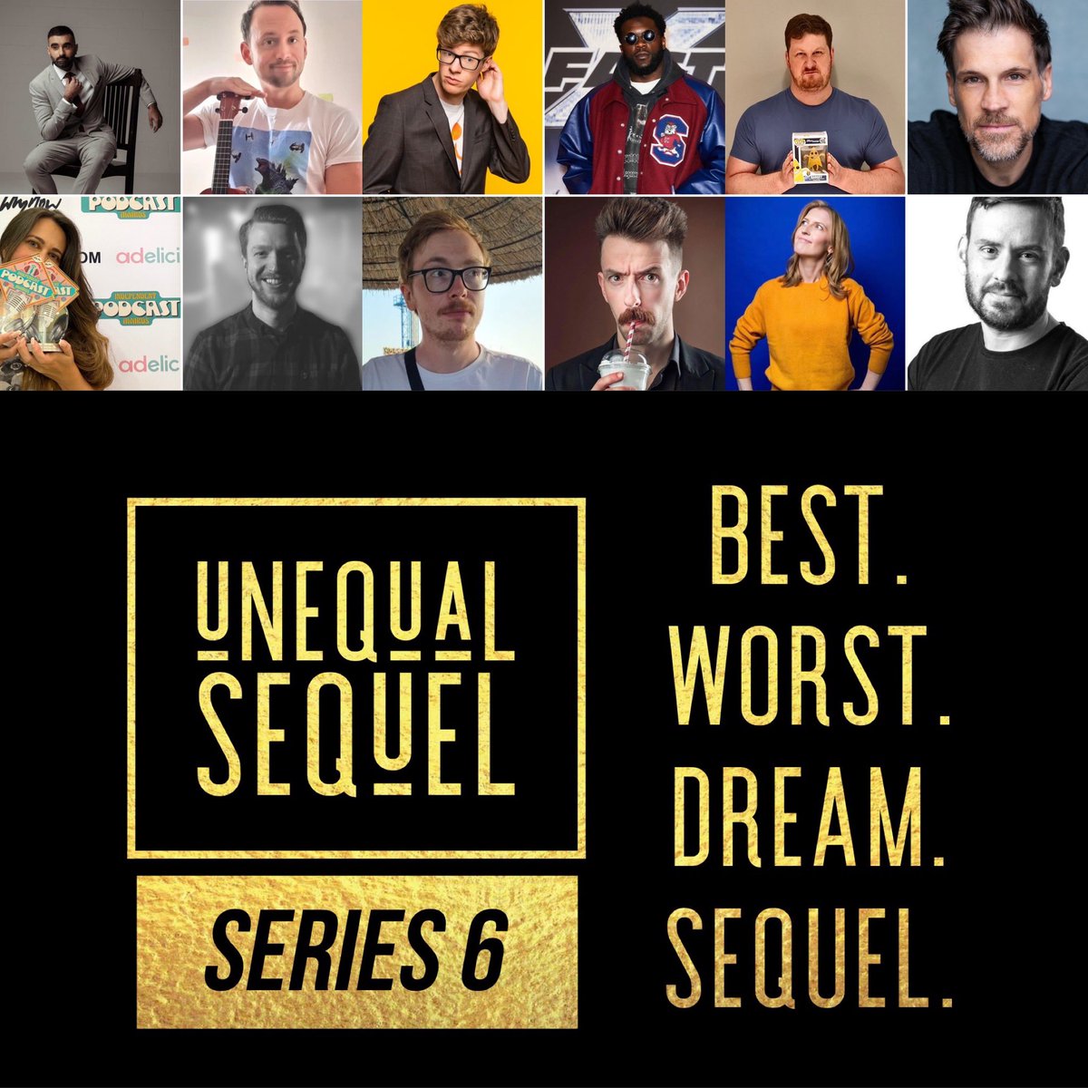 Unequal Sequel (@unequalsequel) on Twitter photo Season 6 completed! Thanks to our brill guests
E1 <a href="/tezilyas/">Tez</a>
E2 <a href="/MattBrothers2/">Matt Brothers</a>
E3 <a href="/CelebCatchUpPod/">Celebrity Catch Up: Life After That Thing I Did</a>
E4 @tommelia
E5 <a href="/alexkealy/">Alex Kealy</a>
E6 <a href="/Jicanwin/">Joseph Ikhinmwin</a>
E7 <a href="/cage_podcast/">Cage/Rage - A Nicolas Cage Podcast</a>
E8 <a href="/CBThorburn/">Chris Thorburn</a>
E9 <a href="/spocklightpod/">Spocklight</a>
E10 <a href="/GilesAlderson/">Giles Alderson</a>
E11 <a href="/heidi_regan/">Heidi Regan</a>
E12 <a href="/PhildeSemlyen/">Phil de Semlyen</a>
podfollow.com/unequal-sequel Season 6 completed! Thanks to our brill guests
E1 <a href="/tezilyas/">Tez</a>
E2 <a href="/MattBrothers2/">Matt Brothers</a>
E3 <a href="/CelebCatchUpPod/">Celebrity Catch Up: Life After That Thing I Did</a>
E4 @tommelia
E5 <a href="/alexkealy/">Alex Kealy</a>
E6 <a href="/Jicanwin/">Joseph Ikhinmwin</a>
E7 <a href="/cage_podcast/">Cage/Rage - A Nicolas Cage Podcast</a>
E8 <a href="/CBThorburn/">Chris Thorburn</a>
E9 <a href="/spocklightpod/">Spocklight</a>
E10 <a href="/GilesAlderson/">Giles Alderson</a>
E11 <a href="/heidi_regan/">Heidi Regan</a>
E12 <a href="/PhildeSemlyen/">Phil de Semlyen</a>
podfollow.com/unequal-sequel