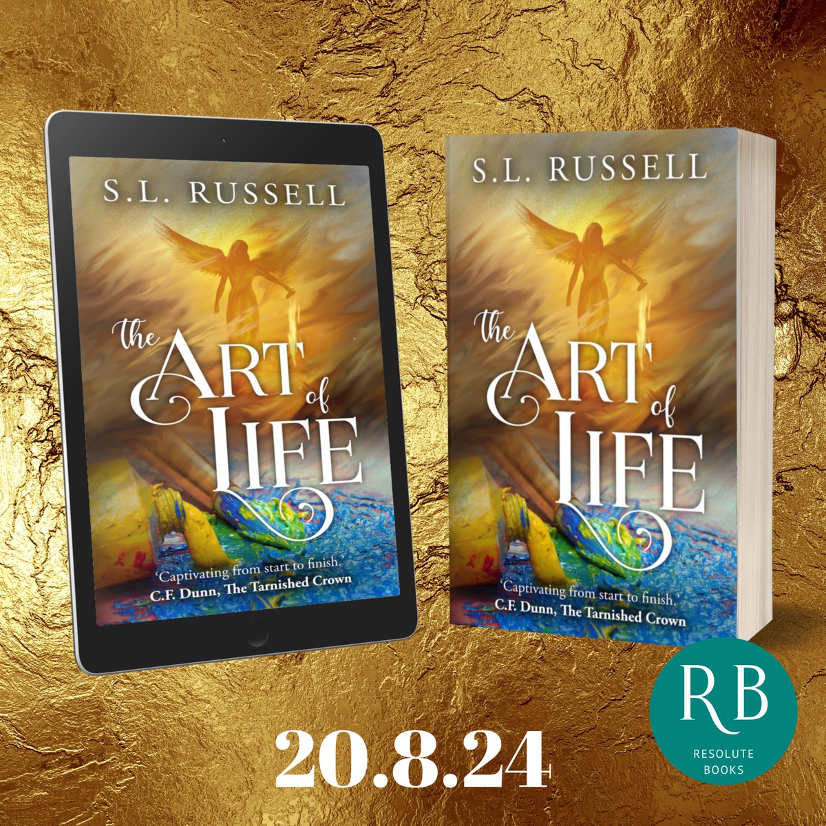 Our next book, the enthralling #litfic novel 'The Art of Life' by our author <a href="/SueLRussell/">Sue Russell</a>, is out in JUST THREE DAYS! C.F. Dunn, author of The Tarnished Crown series, says that it is 'captivating from start to finish'.
Pre-order the ebook now here: amzn.to/3LTqFf8