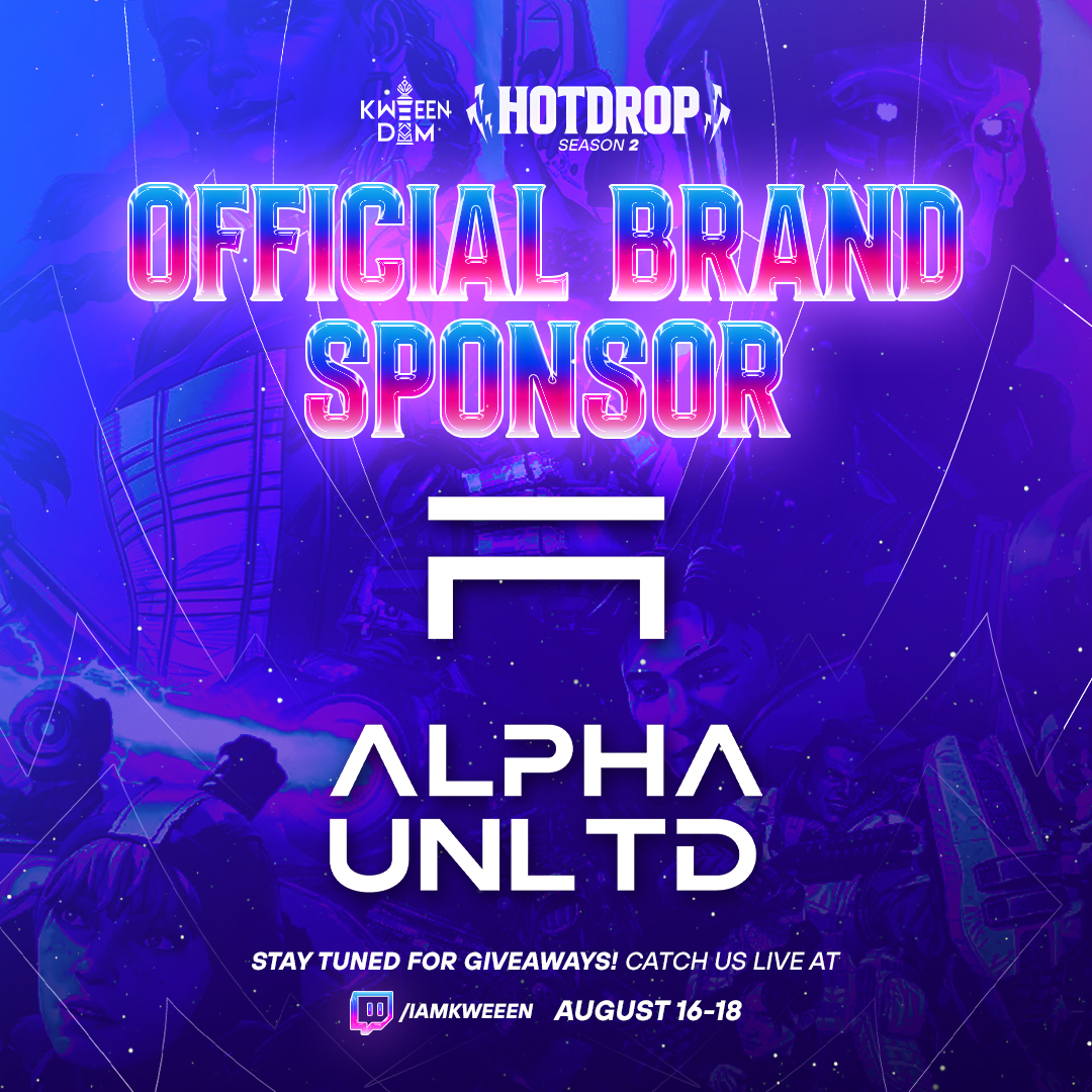 Once again supporting Kweeendom, ALPHA UNLTD is back with their premium-quality products for the winners of this event and our giveaway. 

To learn more about ALPHA UNLTD, click on the links below and give them a follow!

linktr.ee/Alphaunltd

Thank you for always choosing to