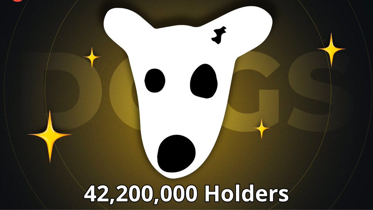 42M users got #DOGS 🤩
It's the most widespread token since TGE