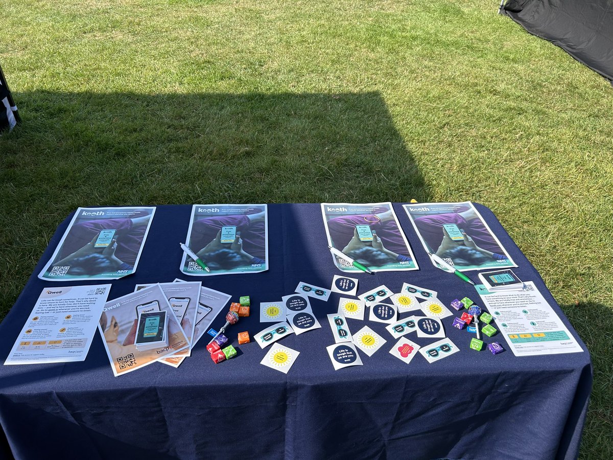 It’s #Warwickshirepride ! 🌈🌈🌈

I’ve got my glitter on already 😍

I also have a stall here all day today with info, resources and freebies relating to #Kooth and #Qwell ! 

#mentalhealth #wellbeing