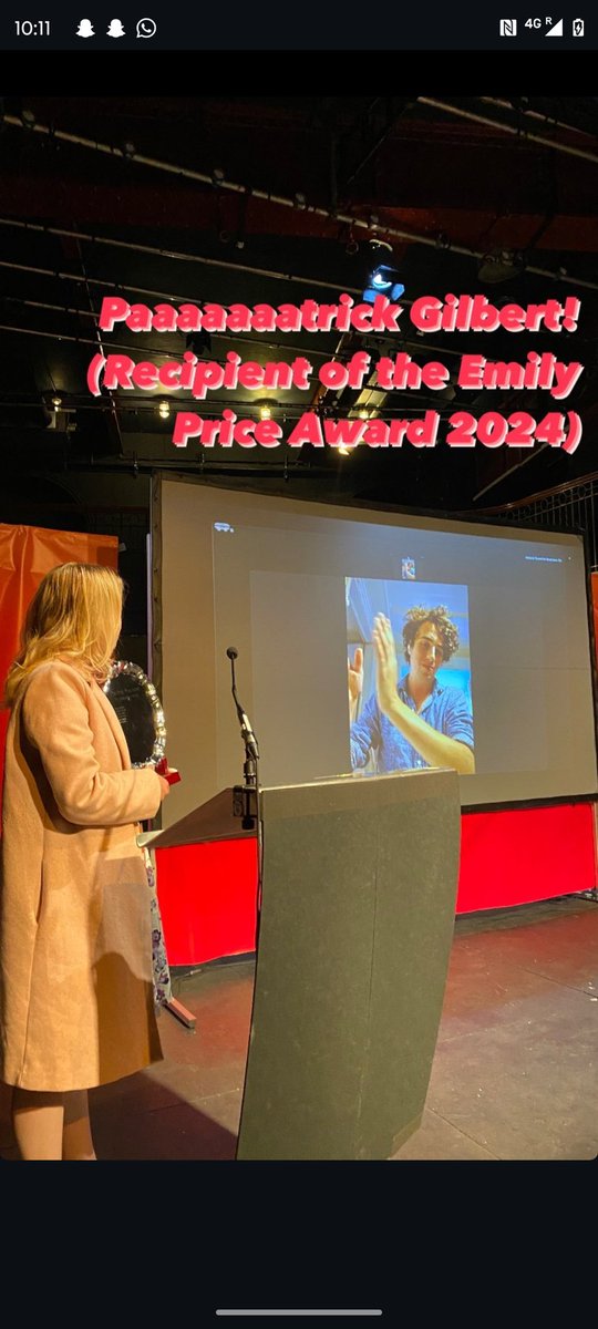 Patrick Gilbert (@patrickwgilbert) on Twitter photo Absolutely humbled to have been awarded the <a href="/YoungLiberalsUK/">Young Liberals 🏳️⚧️</a> Emily Price award last night. I was never fortunate enough to meet Emily, but she is remembered so fondly and spoken of so highly by those that did. Absolutely humbled to have been awarded the <a href="/YoungLiberalsUK/">Young Liberals 🏳️⚧️</a> Emily Price award last night. I was never fortunate enough to meet Emily, but she is remembered so fondly and spoken of so highly by those that did.