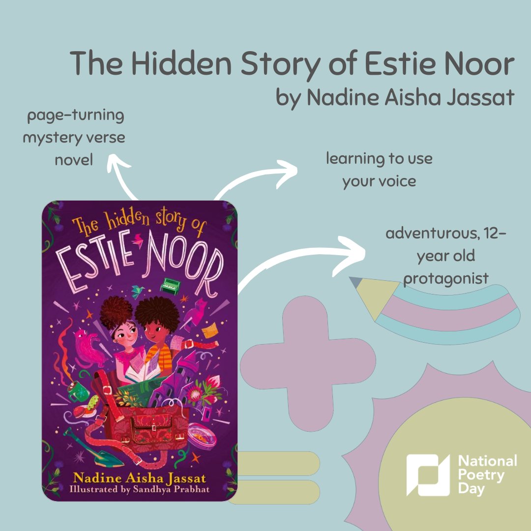 PoetryDayUK's tweet photo. No one wanted to hear Estie’s side of the story. Now she’s on a mission to make sure the truth is heard . . . A page-turning mystery novel in verse by Nadine Aisha Jassat. @HachetteKids

#NationalPoetryDayRecommendations 

https://t.co/JilPhiHYl3 https://t.co/SrjLB3j8fB