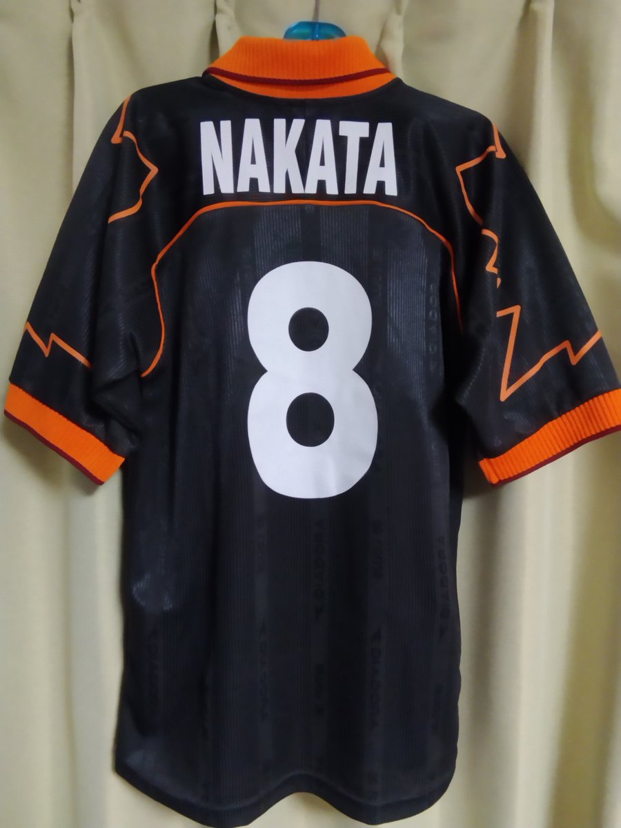 今年購入したユニフォーム83枚目 1999-2000 ASローマ (3rd) 中田 英寿