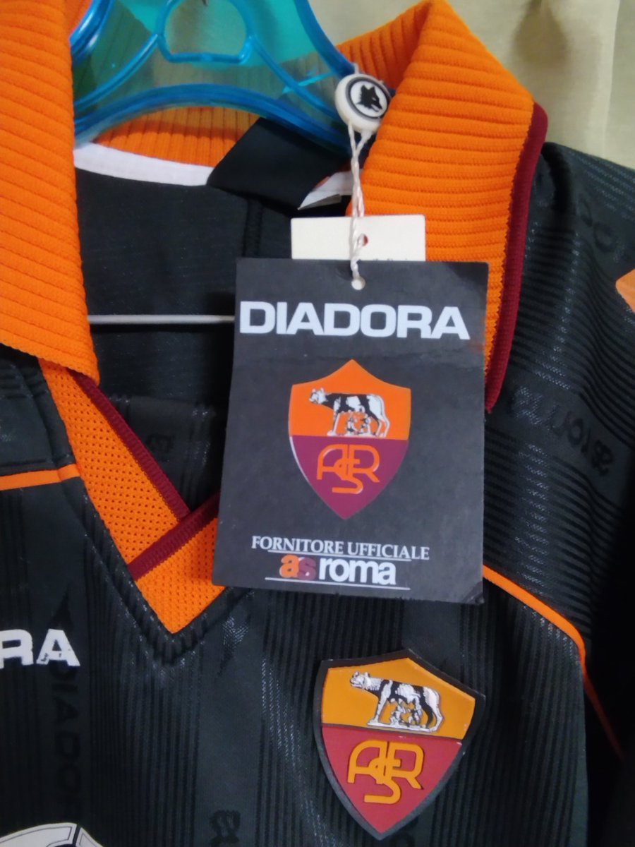 今年購入したユニフォーム83枚目 1999-2000 ASローマ (3rd) 中田 英寿