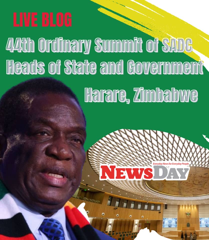 NewsDayZimbabwe's tweet photo. @SADC_News @edmnangagwa On regional Security and Climate Change disasters, President Mnangagwa says effort by the regional bloc “epitomizes the true pan African spirit envisioned by the founding fathers of our region" - @edmnangagwa
#SADCSummit2024
#SADCPeopleSummit
#SADC
#Zimbabwe https://t.co/XUYdRF2RKS