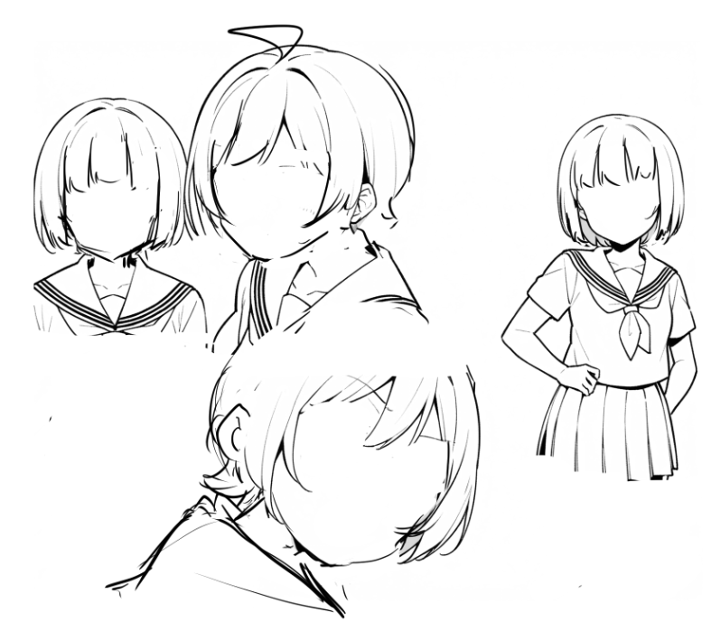 AI使った漫画描き方例。数コマくらいは一気にやった方が大分早い。
1:ざっと描く
2:とりあえず雑に変換
3:キャラデザに関わるところだけ雑に書いて変換
4:顔だけ描きこむ 