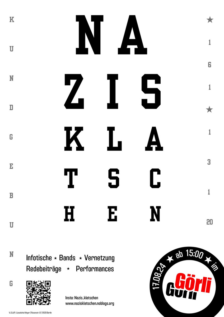 WrangelkiezU's tweet photo. Heute! https://t.co/7Tsvvlif6N