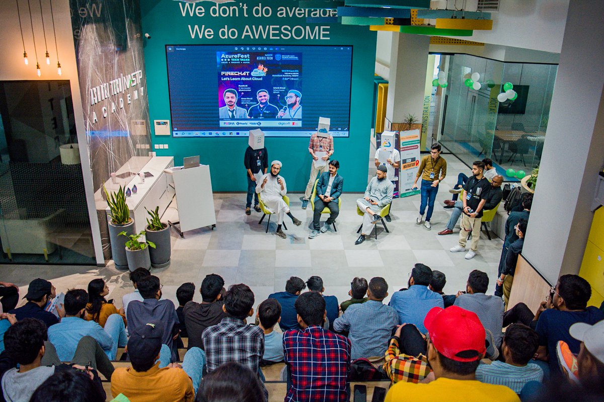 CodeAshing's tweet image. 🎤 Thrilled to represent @aws at Azure Fest hosted by Microsoft Learn Student Community - DHA Suffa University! Thanks to Kiran Amin Panjwani for the invite.

#AWS #AzureFest #MLSA #CloudComputing #TechCommunity #Innovation #AWSspeaker