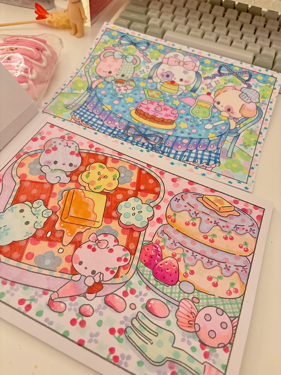 illusbyjo's tweet photo. colored some pages! https://t.co/ifF59itVZG