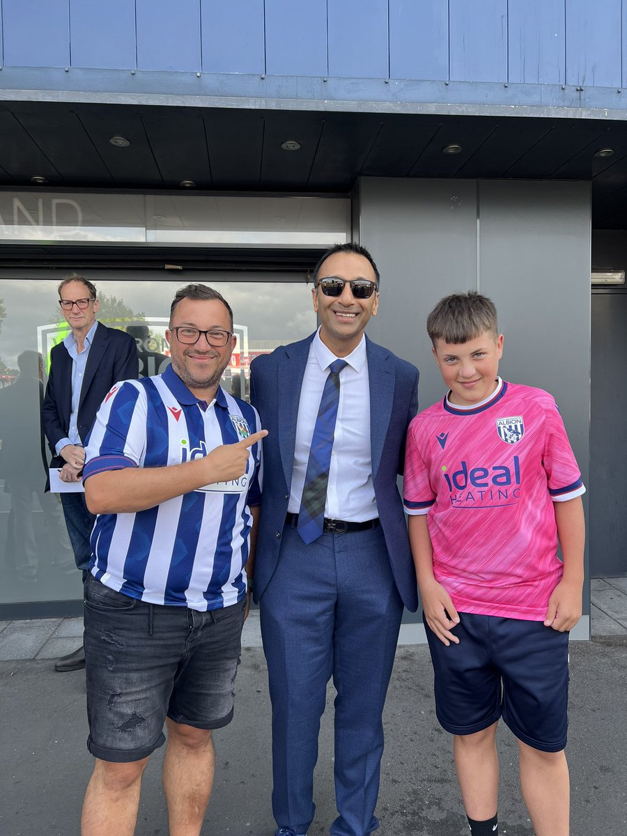 R0UNDY's tweet photo. @WBA First Home Game Of The Season &amp; A Quick Catch Up With The Owner Shilen Patel

#WestBromwichAlbion #WBA #Baggies https://t.co/BCIcVnR2LP