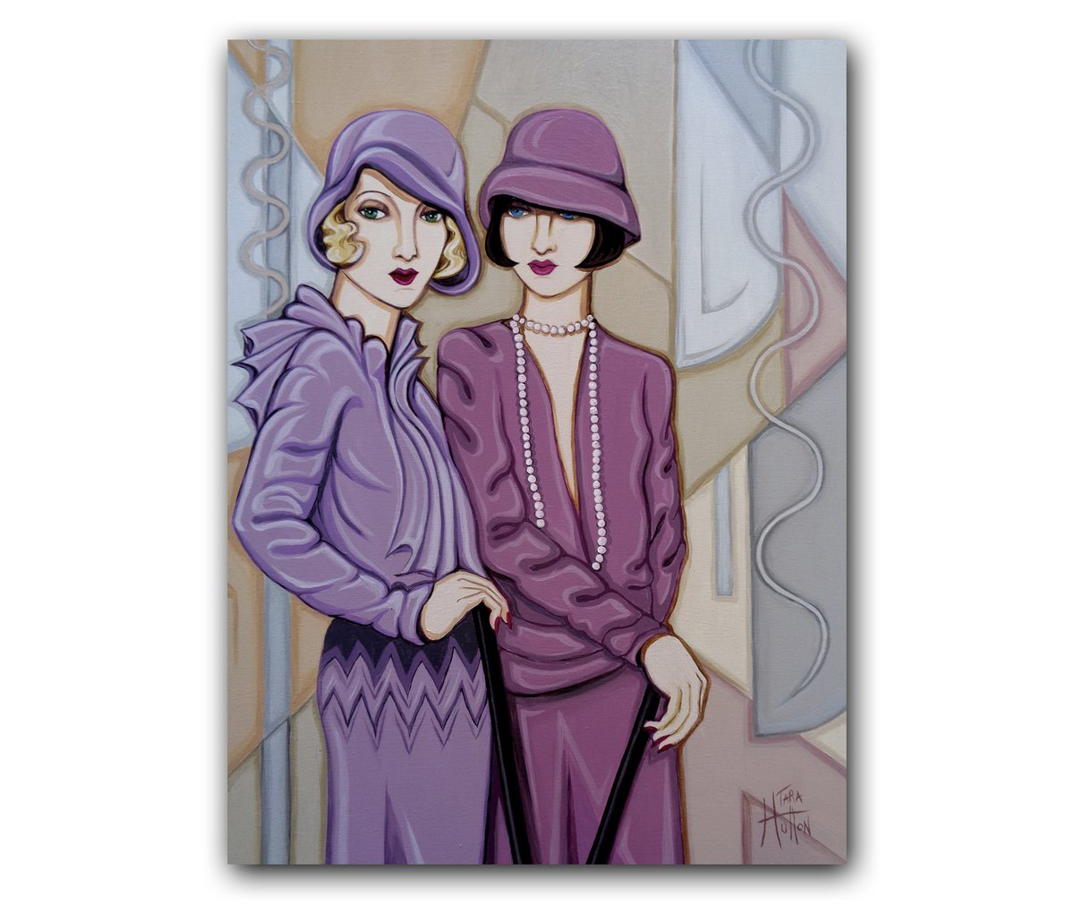 pohoartist's tweet photo. Art Inspiration For Today: Violet & Rose by Tara Hutton, acrylic on canvas, 30” W x 40” L genre: Art Deco, 2017 #violetandrose #tarahutton #artinspiration #artdeco #acrylicpainting #modernism #artonx #fineartamerica #tarahuttongallery #modernart #violet #rose #fineartamerica https://t.co/woiTWJHq2X