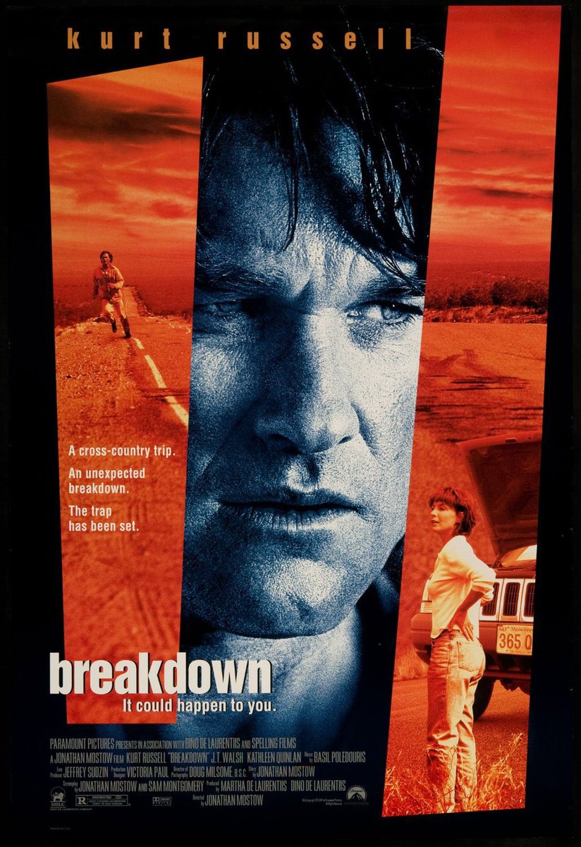 Rodi_pdc's tweet image. Este mes escribo sobre uno de los mejores thrillers de los 90, una joyita llamada #Breakdown. Pura tensión, con excelentes escenas de acción y un gran Kurt Russell goo.su/TU3nr
