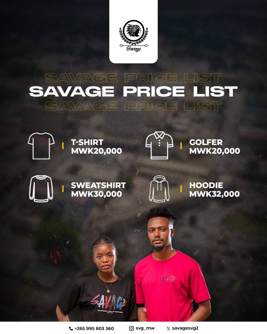 JulioMulenga's tweet photo. Look pretty today with SAVAGE brand🫵🔥

Mwagula kale yanu??
Get y9urs today, contact us on +265 995 80 33 60
@SavageSVG2 

Retweet!! https://t.co/7bZQFI3QMu