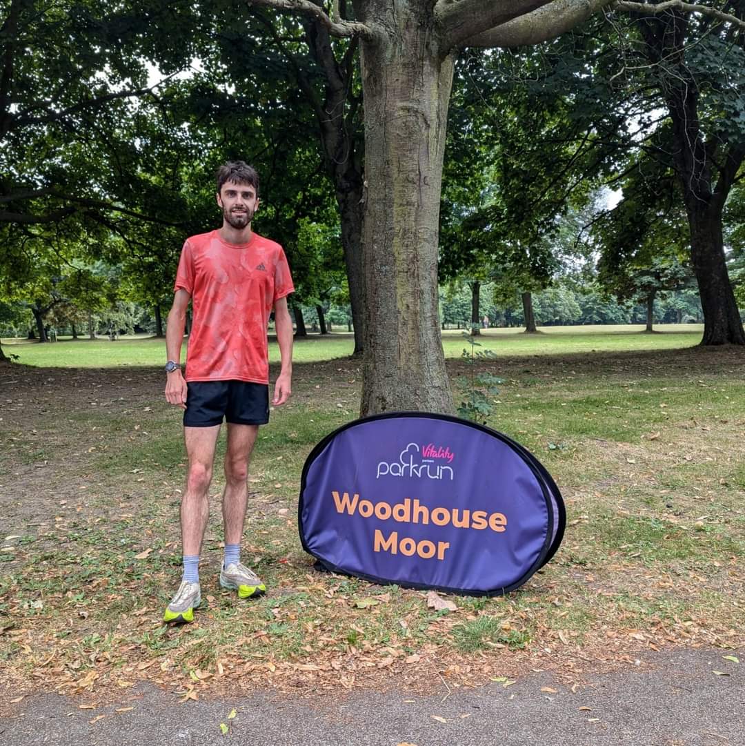 WHMparkrun's tweet photo. Event no. 820 at Woodhouse Moor parkrun today, well done to all 546 of you, thank you to all our volunteers 🩷

We also saw our long standing course record (12 years, event 229!) broken by Mark - 14:49 is our new fastest time, congrats on recording a piece of course history! 🥳 https://t.co/JvrTCVoxH5