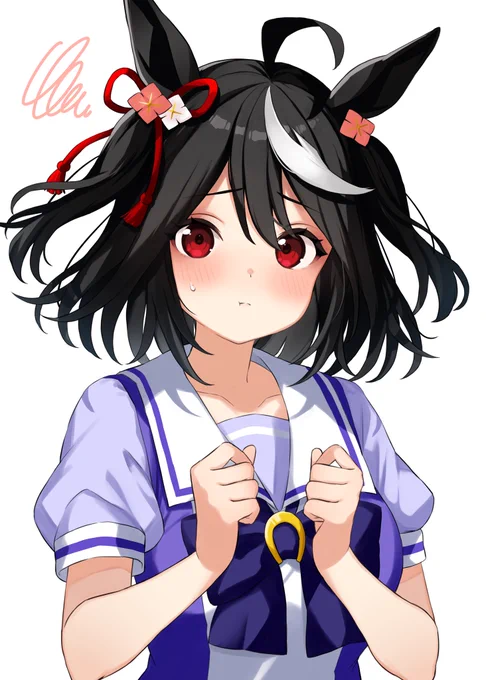 あ、あたし…もう子どもじゃありません! #ウマ娘 #キタサンブラック 