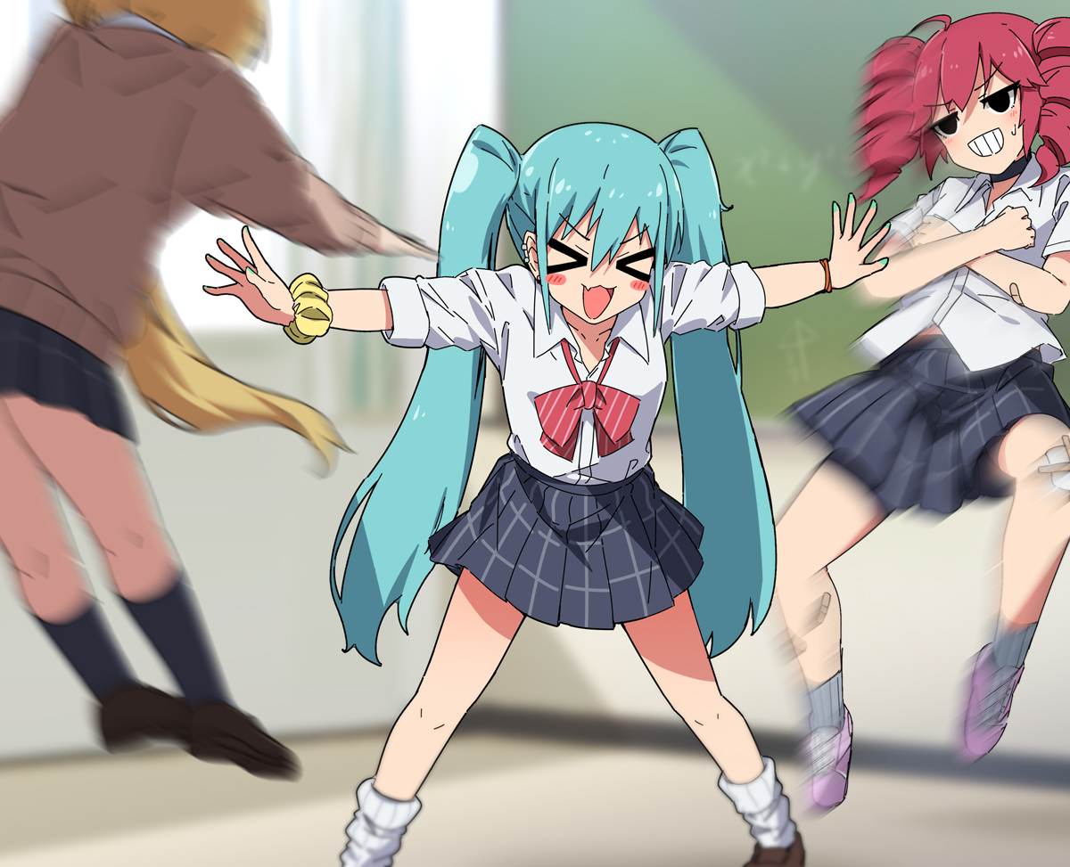 初音ミク ,重音テト 「ノリノリでこれやってそう 」|neconoのイラスト