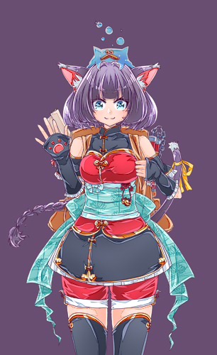 shumo_13's tweet photo. あまり進んでないけどせっかくのプレツクデーなので。
動画の方はとりあえず回復アイテムが使えるようになったよ！ってやつ。
あと、道具屋さんの立ち絵が大体完成した！猫耳しっぽで頭にスライムを乗っけてます。名前はまだない。
次はそろそろ道具屋を作り始めたい。
#プレミアムツクールデー https://t.co/9QxrNXCDtV