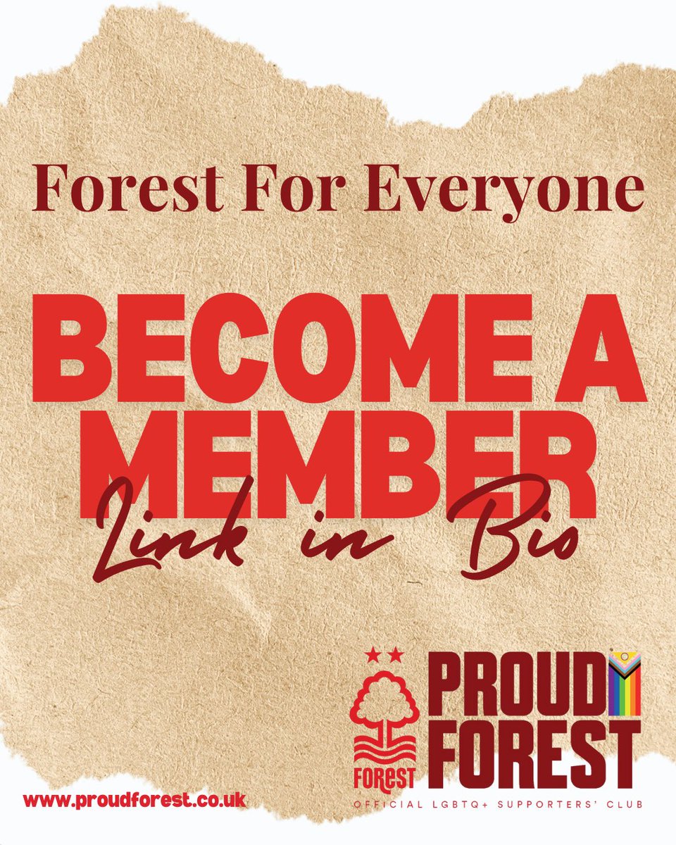 Proud Forest (@proud_forest) on Twitter photo This will be our first full season being the official LGBTQ+ Supporters’ group for <a href="/officialnffc/">Official Forest</a> 🏳️🌈🏳️⚧️
We’ve got exciting plans for the upcoming campaign, to get involved and shape our future become a member today.
🔗 to our membership form is in our bio or on our newly This will be our first full season being the official LGBTQ+ Supporters’ group for <a href="/officialnffc/">Official Forest</a> 🏳️🌈🏳️⚧️
We’ve got exciting plans for the upcoming campaign, to get involved and shape our future become a member today.
🔗 to our membership form is in our bio or on our newly