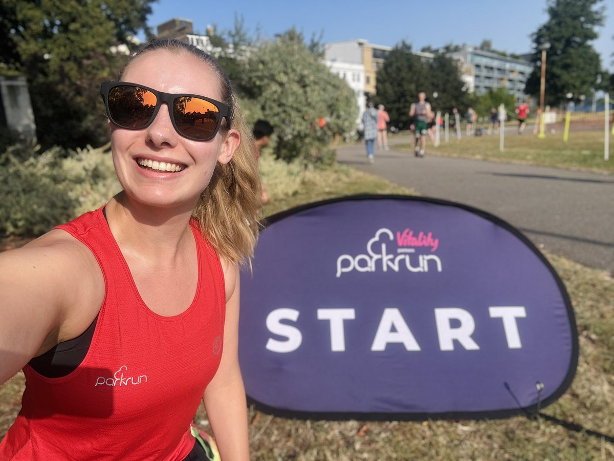 radioaliceyoung's tweet photo. Happiest at parkrun 🌳

Sunshine, smiles and serotonin 🏃🏼‍♀️ 

The perfect start to the weekend getting in some movement and spending time outdoors @parkrunUK - always my happiest time of the week 😎 

#loveparkrun #parkrun #movemore #powerofmovement #getoutside https://t.co/CXt7G8AXDj