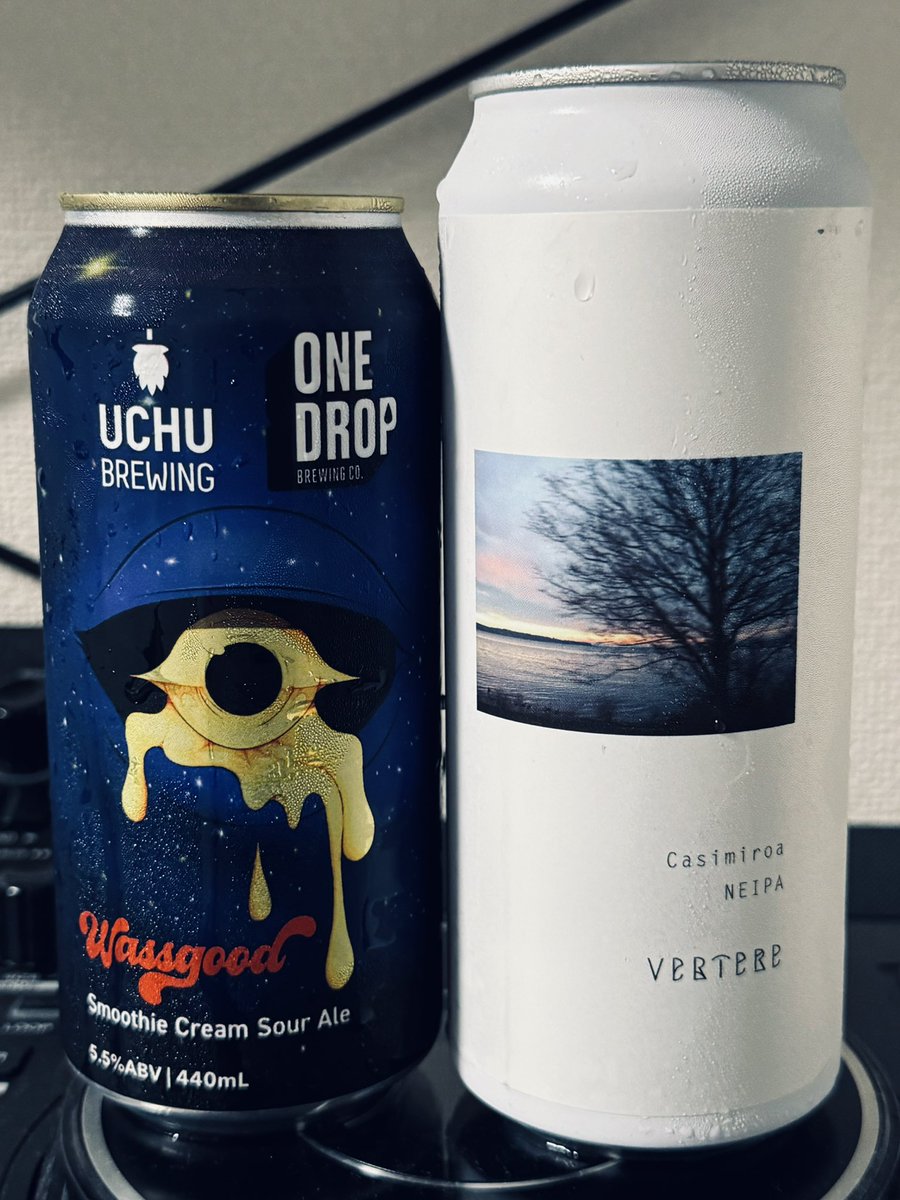 JessieR000's tweet photo. 今日のビールはこの2つ

#vertere
#uchubrewing
#onedropbrewingco
#thxmybeautifulvillage https://t.co/ypjmbg8zNX