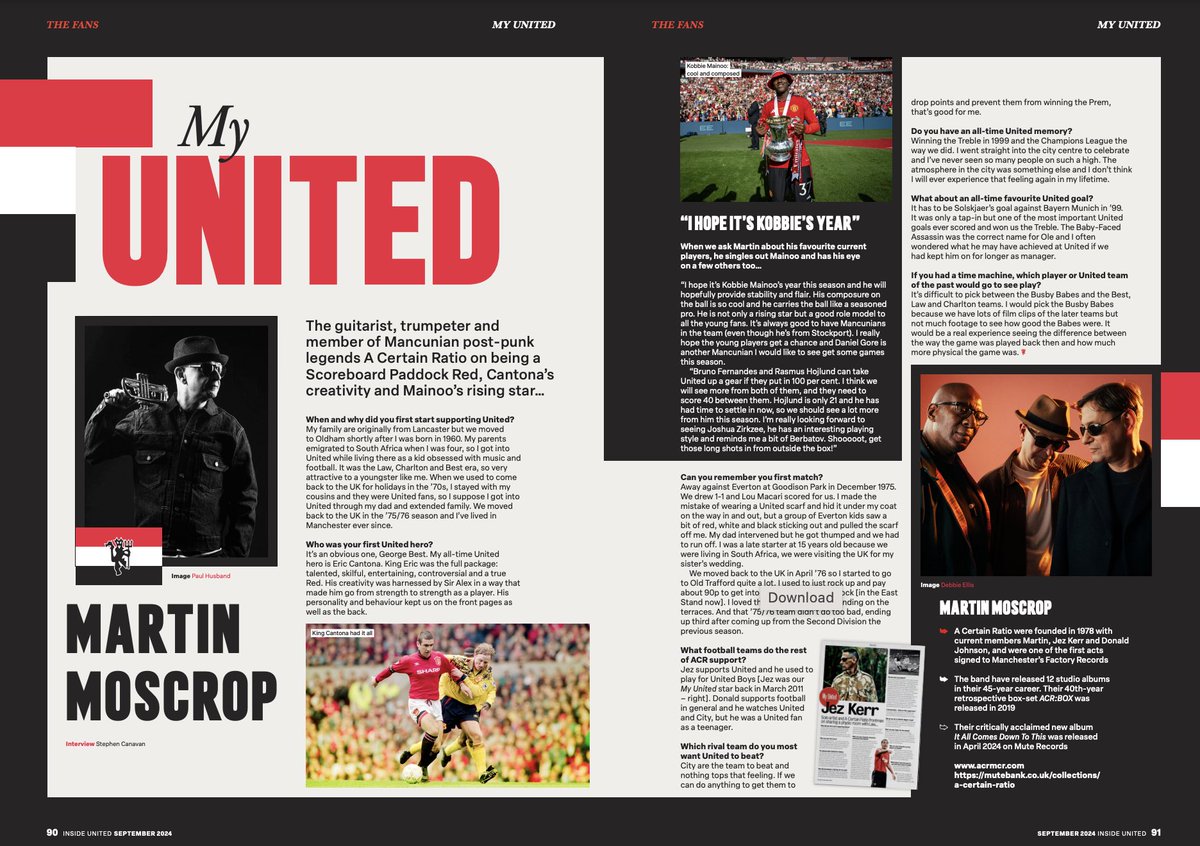 3 points in the bag for <a href="/ManUtd/">Manchester United</a>. Nice to be asked to talk about my love of Man U for the seasons first edition of the United magazine. No snide comments please City fans including you <a href="/marcrileydj/">Marc Riley ⚽️🍺🐳</a>