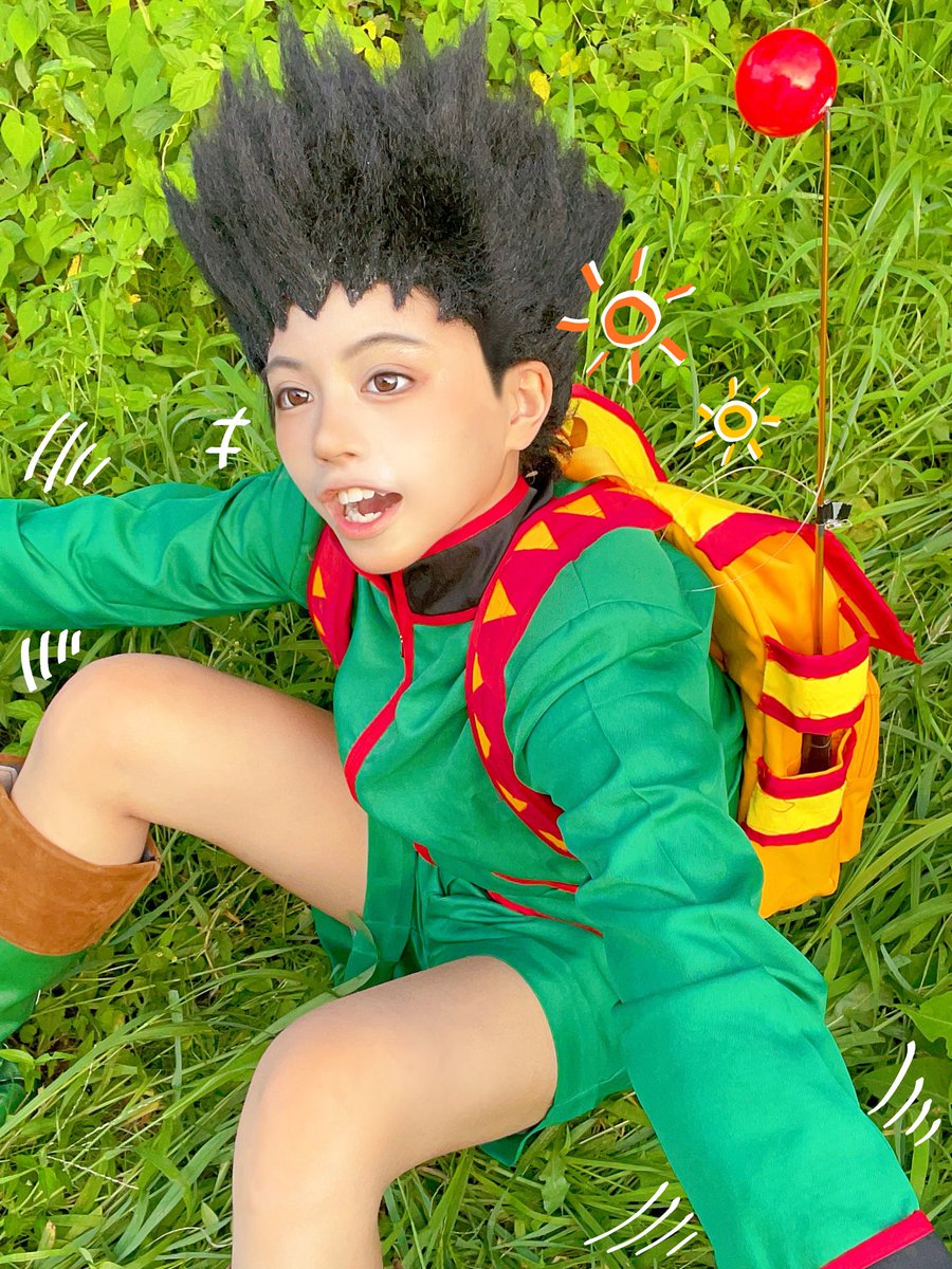 ianemone666's tweet photo. ぽわぽわ〜  ˶' ᢦ ' ˶！

 #hunterxhuntercosplay 
 #ゴン・フリークスコスプレ https://t.co/MpWw5dn5mY