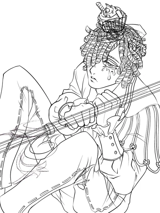 遊ぶのメインだからあんまり絵描いてないし途中だし