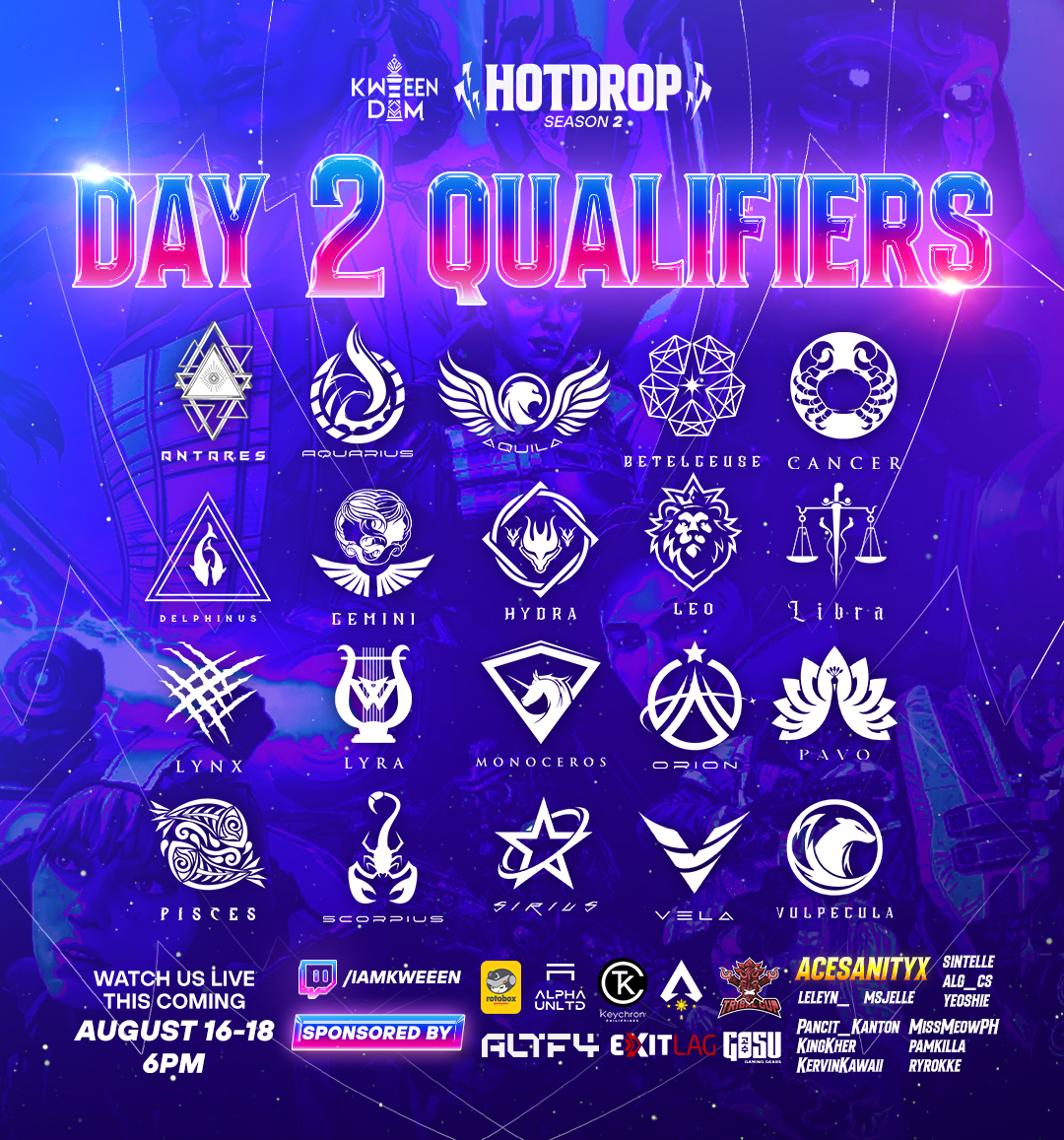 iamKweeen's tweet photo. And yes, we're live now! Today is Day 2 of KWEEENDOM: HOTDROP Season 2!

A new batch of hopefuls will do everything it takes to qualify for the final selection! 

May the Allfather bless you, all!

#KWEEENDOM https://t.co/YF3QLROGv5