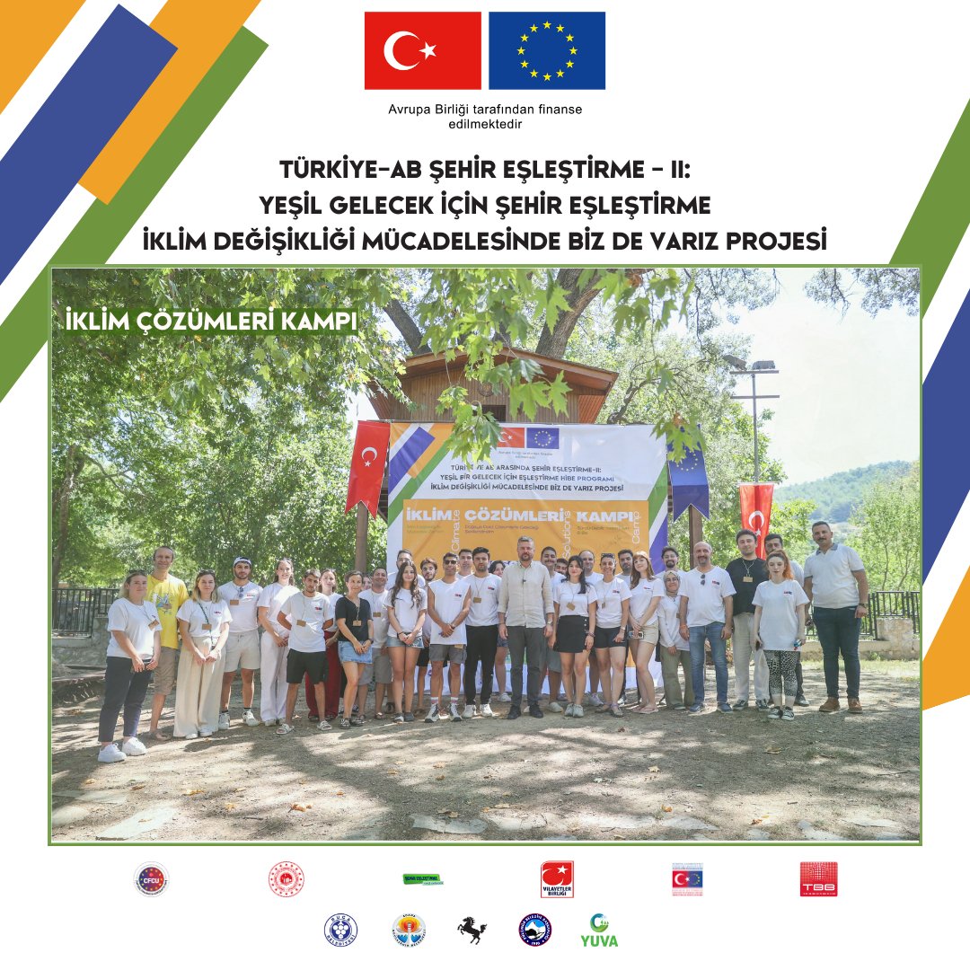 Climate2030DeTr's tweet photo. 🌍 İKLİM DEĞİŞİKLİĞİ MÜCADELESİNDE BİZ DE VARIZ PROJESİ 🌍
"We Are in the Fight Against Climate Change Project"
Değerli Proje Ortaklarımız, İştirakçilerimiz ve Destekçilerimiz,
İzmir’deki “İklim Çözümleri Kampı”mız büyük bir heyecanla başladı! 🌱 https://t.co/N5CHKtdCQX