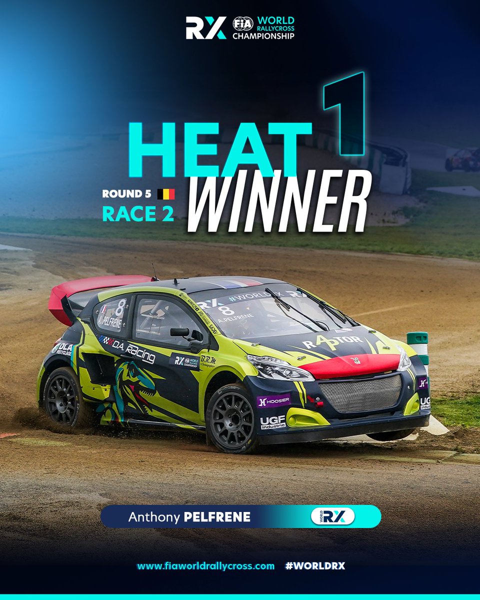 After a chaotic Heat 1 here in Mettet Johan Kristoffersson and Anthony Pelfrene walk away with the win in their individual heats! 🇧🇪💪
