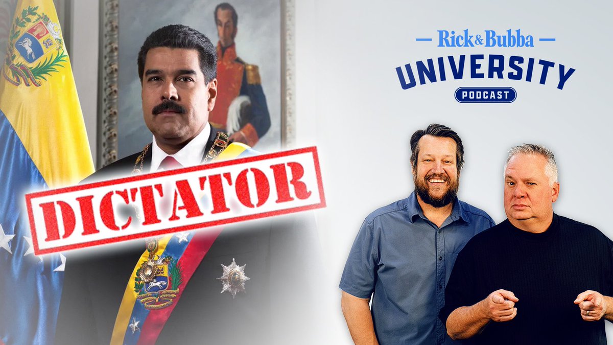 RickAndBubba's tweet photo. When Socialism Takes Over: The Fall of Venezuela | Francisco Marquez | Rick &amp; Bubba University | Ep 211

Watch: https://t.co/QWvEWm7nEY

Listen: https://t.co/1Y2yiILBpL https://t.co/6gUbonquTO