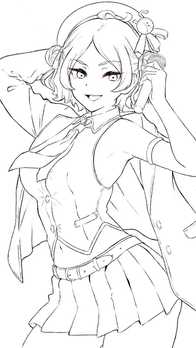 セセリアさん完成
……してるのに、またシャト"ウバン喰らいましてね、ゆるせね〜〜🥵🥵🥵
線画だけ投稿しておきんす
(分かりづらいけどお団子ヘアにしてる) 