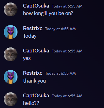 restrixc's tweet photo. Most intelligent conversation ever :3 https://t.co/ahjQLYCRWE