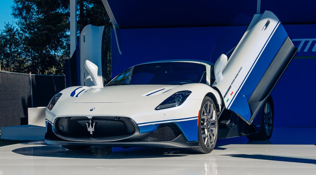 Maserati_HQ's tweet photo. The world has gathered in Monterey, and the Trident is proudly front and center. A warm Maserati "ciao" from the Quail – A Motorsports Gathering. 
#Maserati https://t.co/JKKrp055lr