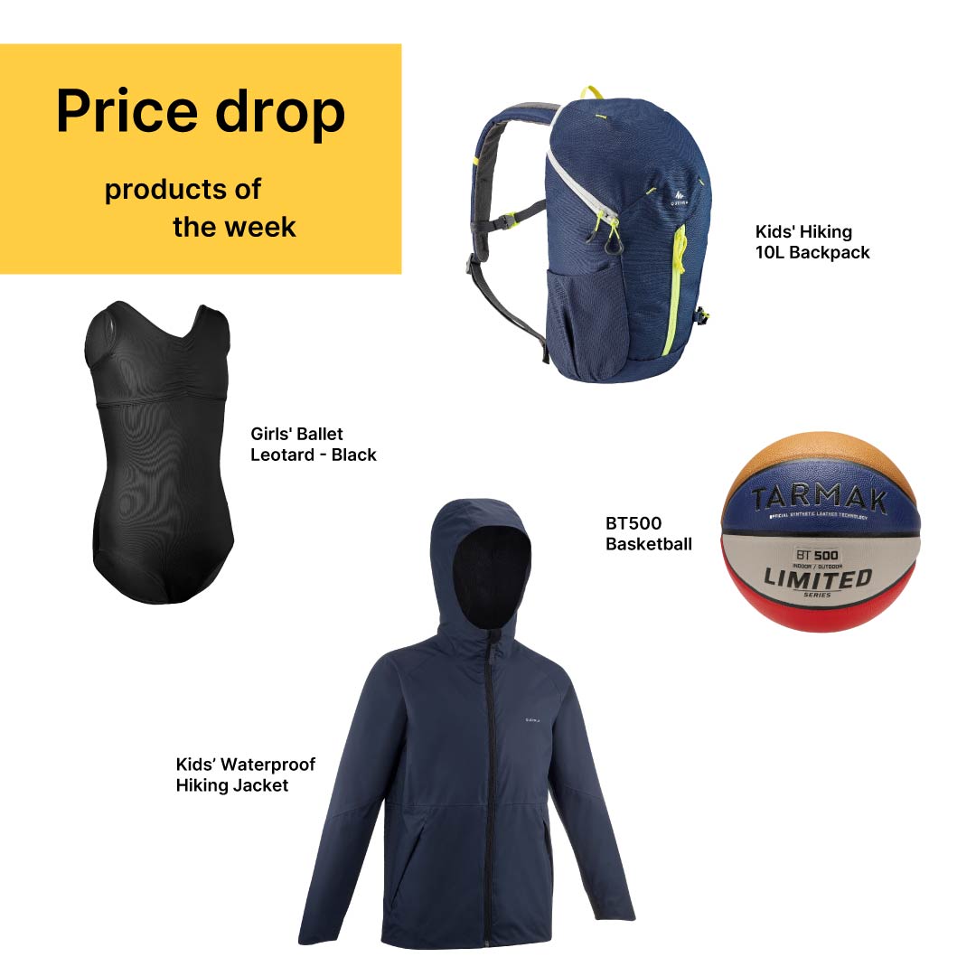 🚨 Price drops!🚨
This week, enjoy massive price drops on your favorite items. 🛒🎉 Check out our amazing offers online and grab your deals before they’re gone! #pricedrops #discountsandoffers #discounts #decathlonireland