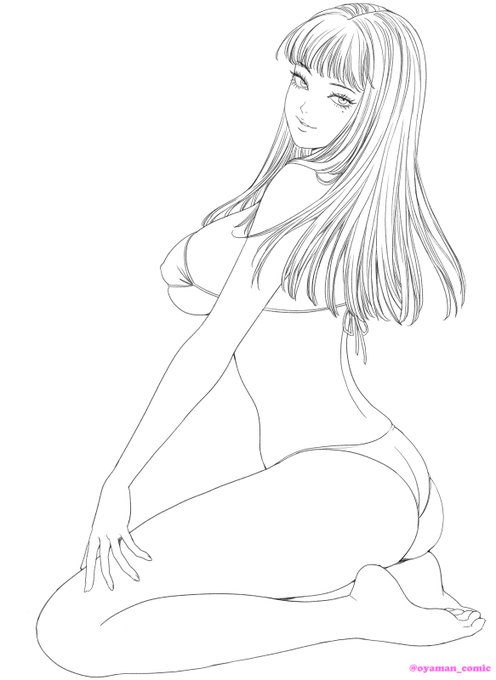 富江描きました! 