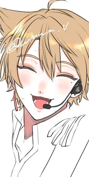 この共通衣装ガクくんも描きたいが…… 