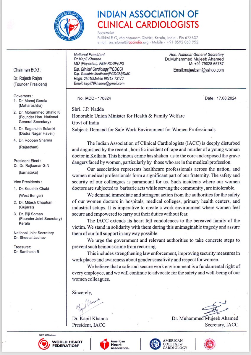 Ensuring a Safe Work Environment for Women Healthcare Providers: A Call to Action <a href="/JPNadda/">Jagat Prakash Nadda</a> <a href="/MoHFW_INDIA/">Ministry of Health</a> <a href="/OfficeofJPNadda/">Office of JP Nadda</a>